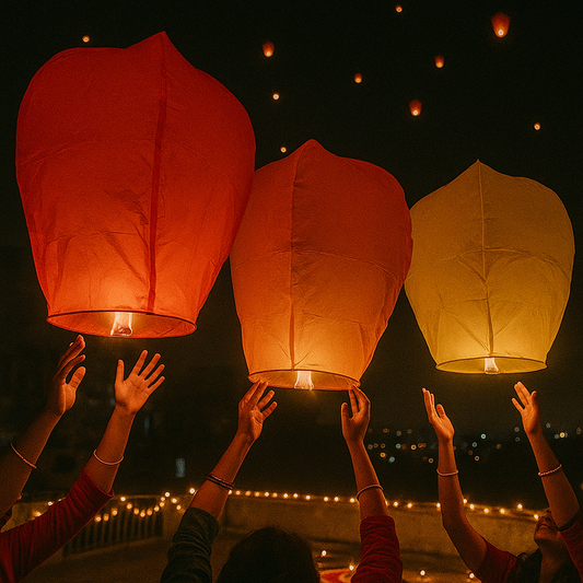 Superior Premium Sky Lanterns (Pack of 5 Lanterns)